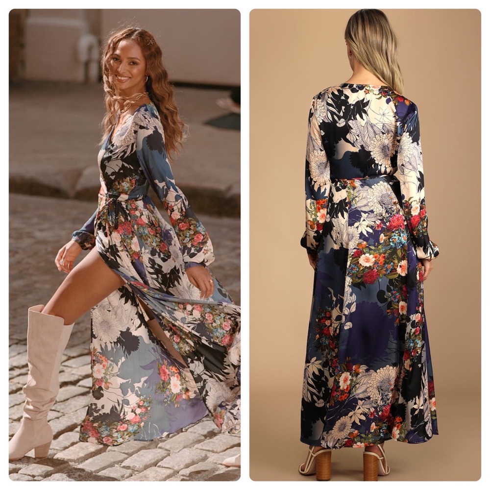 Lulus Put On A Smile maxi dress